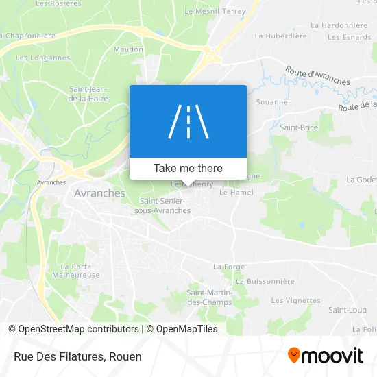 Mapa Rue Des Filatures