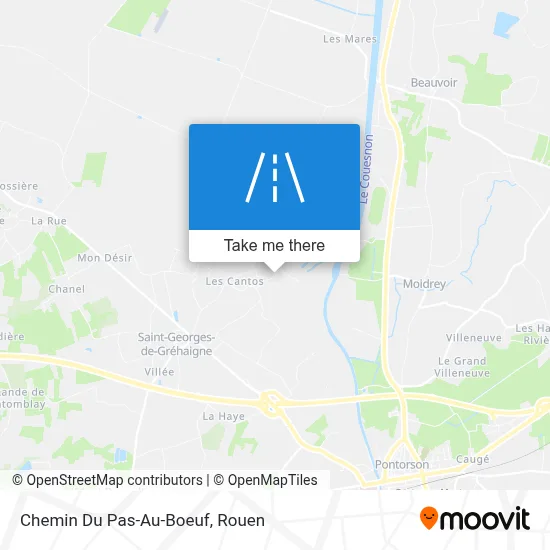 Chemin Du Pas-Au-Boeuf map