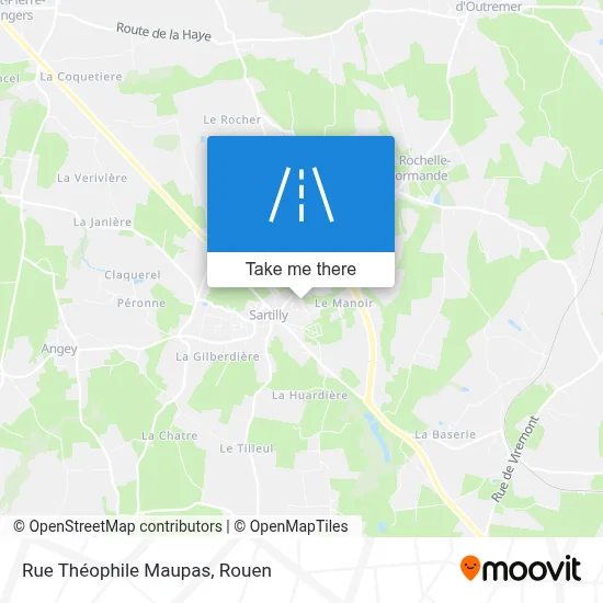 Rue Théophile Maupas map