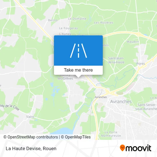 La Haute Devise map