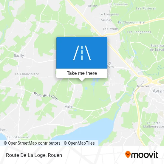 Route De La Loge map