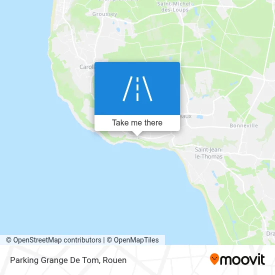 Parking Grange De Tom map