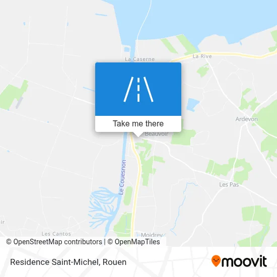Residence Saint-Michel map