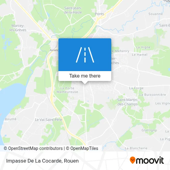 Impasse De La Cocarde map