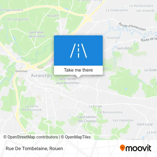 Mapa Rue De Tombelaine