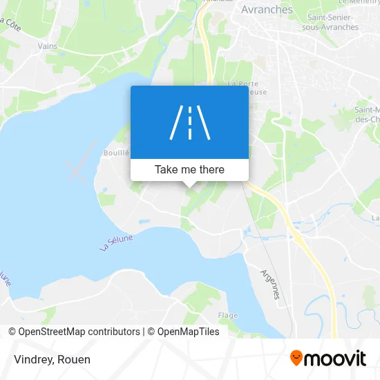 Vindrey map