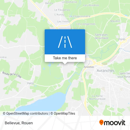 Mapa Bellevue