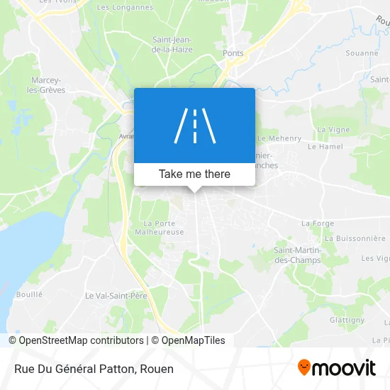 Rue Du Général Patton map