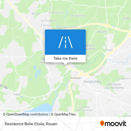 Residence Belle Etoile map
