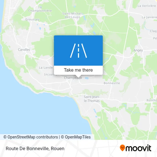 Route De Bonneville map