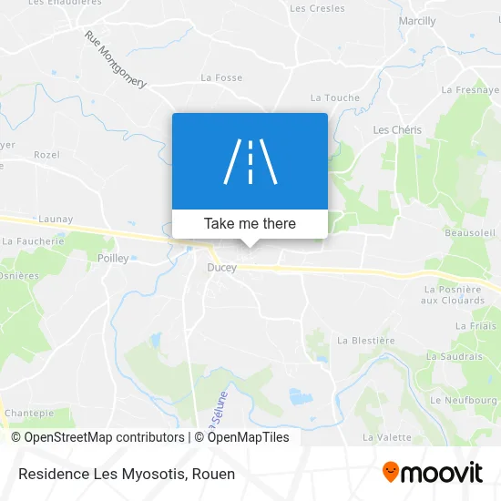Residence Les Myosotis map