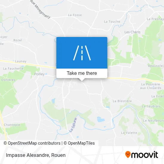 Impasse Alexandre map