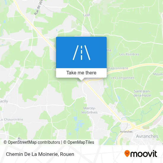 Chemin De La Moinerie map