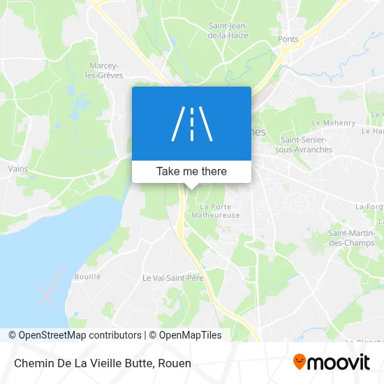Chemin De La Vieille Butte map