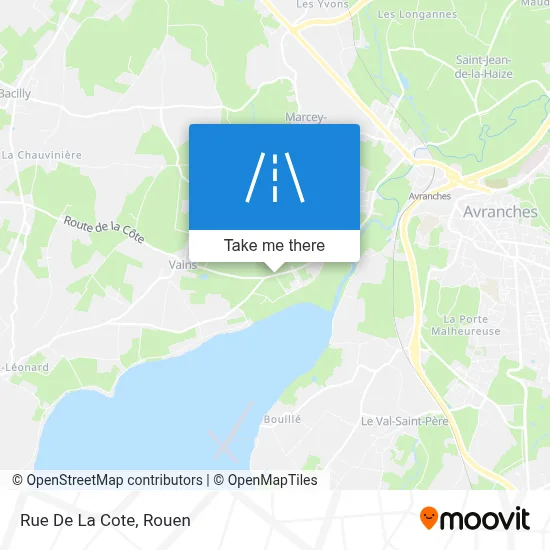 Rue De La Côte map
