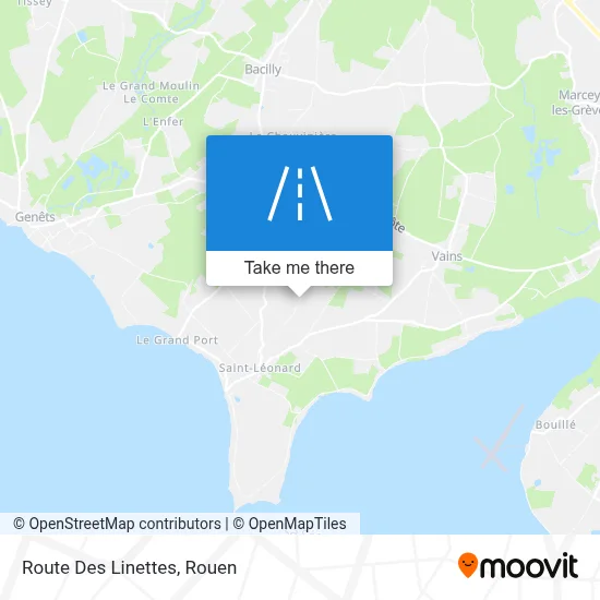 Route Des Linettes map