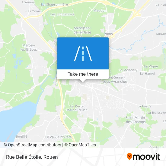 Mapa Rue Belle Étoile