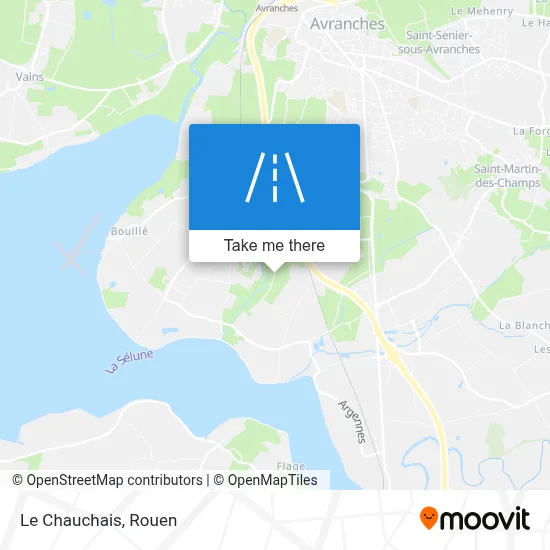 Le Chauchais map