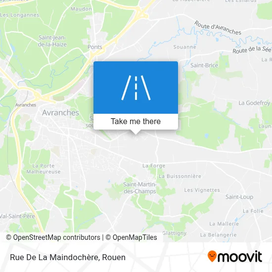 Rue De La Maindochère map