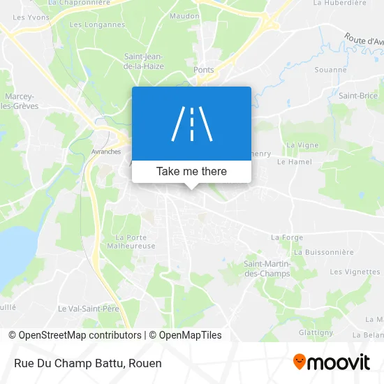 Rue Du Champ Battu map