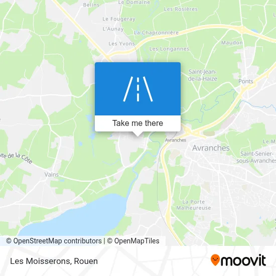 Les Moisserons map