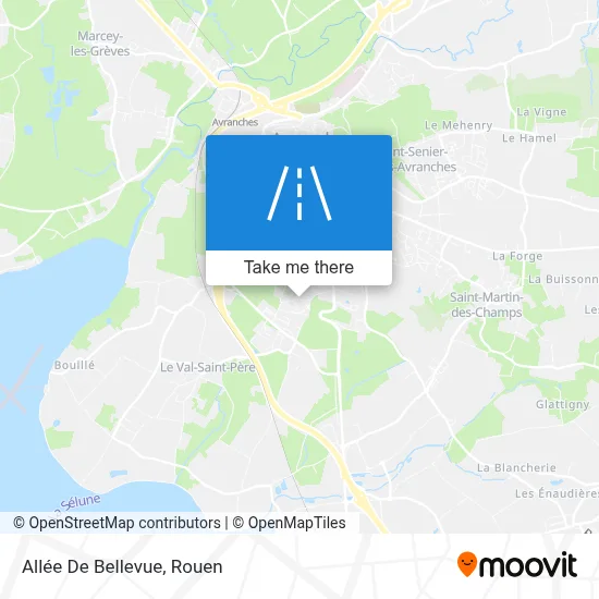 Allée De Bellevue map