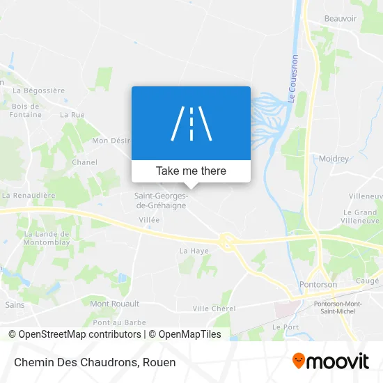 Chemin Des Chaudrons map