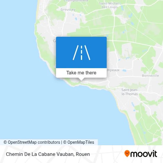 Chemin De La Cabane Vauban map
