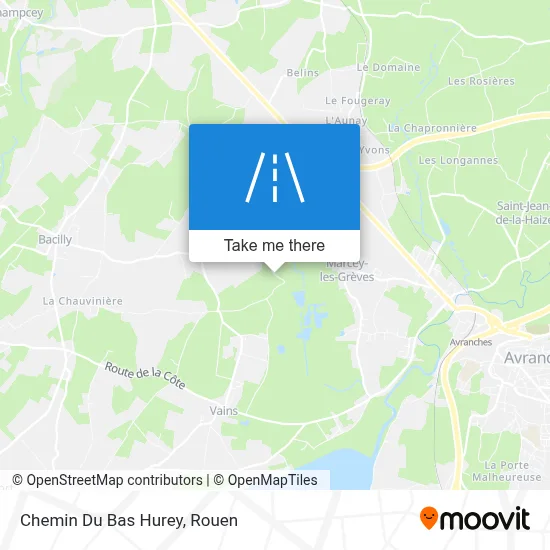 Chemin Du Bas Hurey map