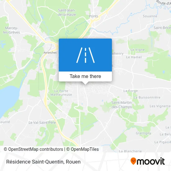 Résidence Saint-Quentin map