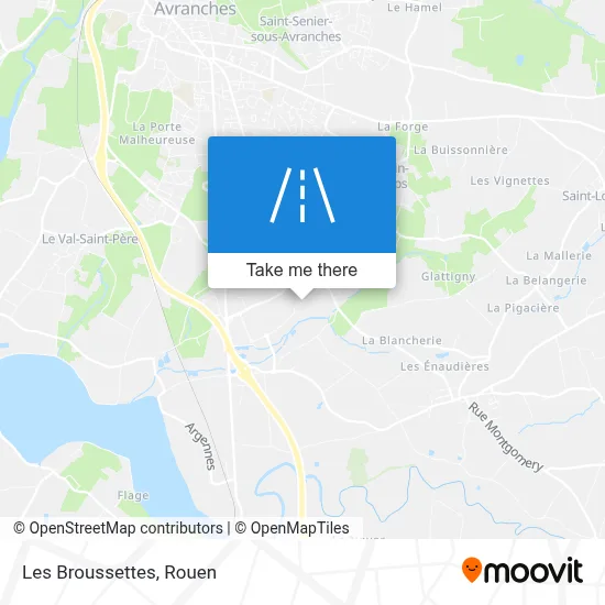 Les Broussettes map