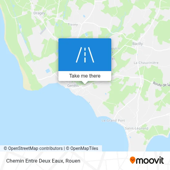 Chemin Entre Deux Eaux map