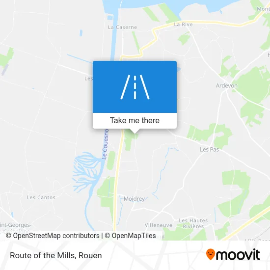 Route Des Moulins map