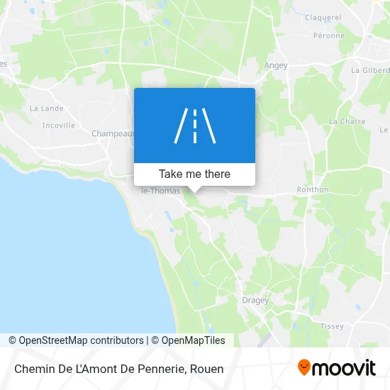 Chemin De L'Amont De Pennerie map