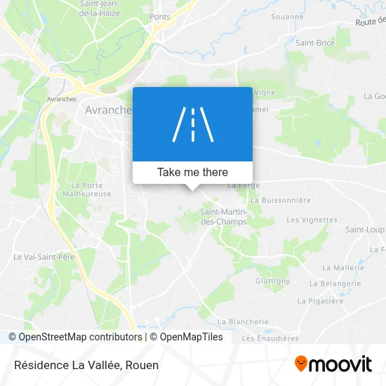 Résidence La Vallée map