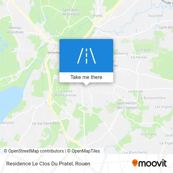 Residence Le Clos Du Pratel map
