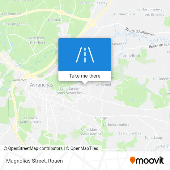 Rue Des Magnolias map