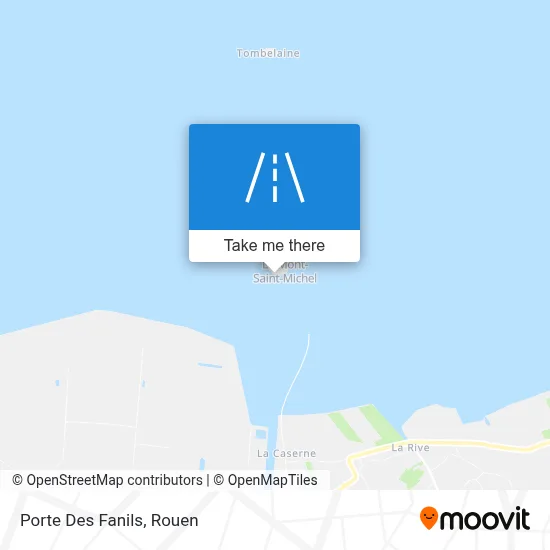 Porte Des Fanils map