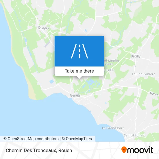 Chemin Des Tronceaux map