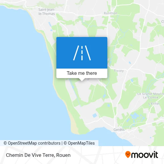 Chemin De Vive Terre map