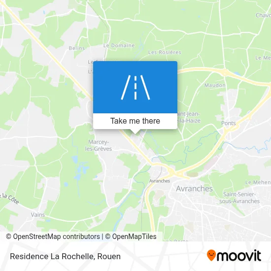 Residence La Rochelle map