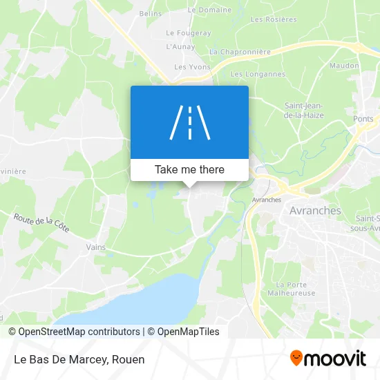 Le Bas De Marcey map