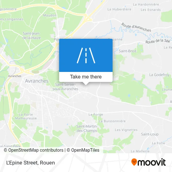 Rue De L'Epine map