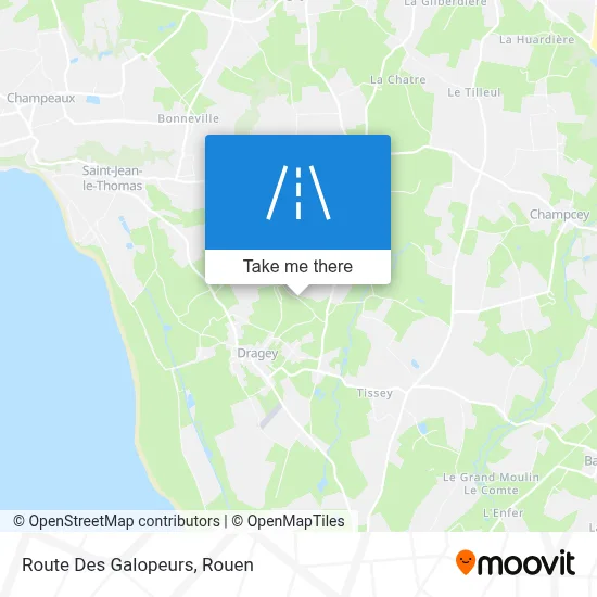 Route Des Galopeurs map
