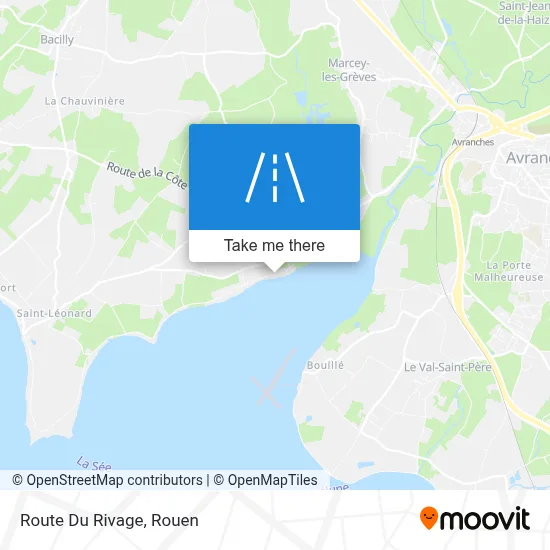Route Du Rivage map