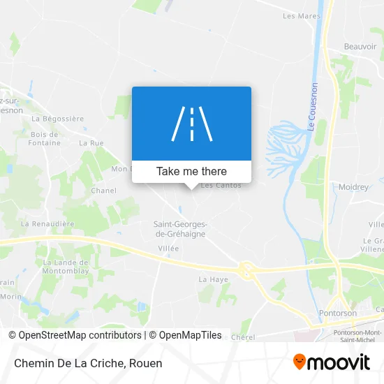 Chemin De La Criche map