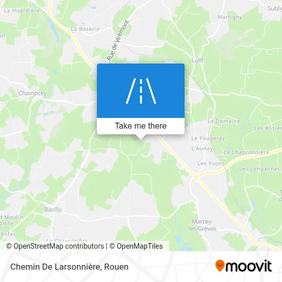 Chemin De Larsonnière map