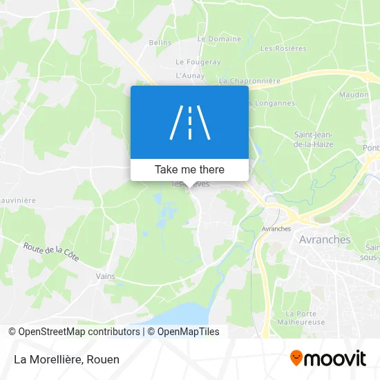 La Morellière map