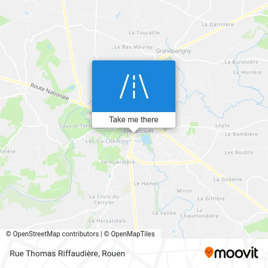 Mapa Rue Thomas Riffaudière