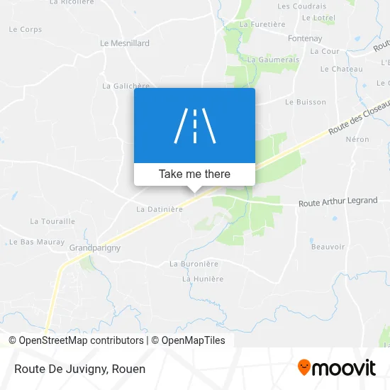 Route De Juvigny map